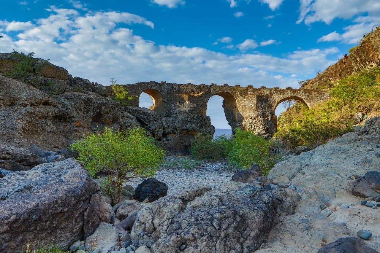 The Waterfalls and History of the Portuguese Bridge